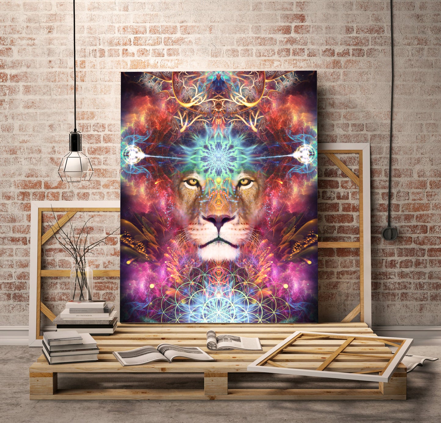 "Genesis" - Lion / Lioness CANVAS