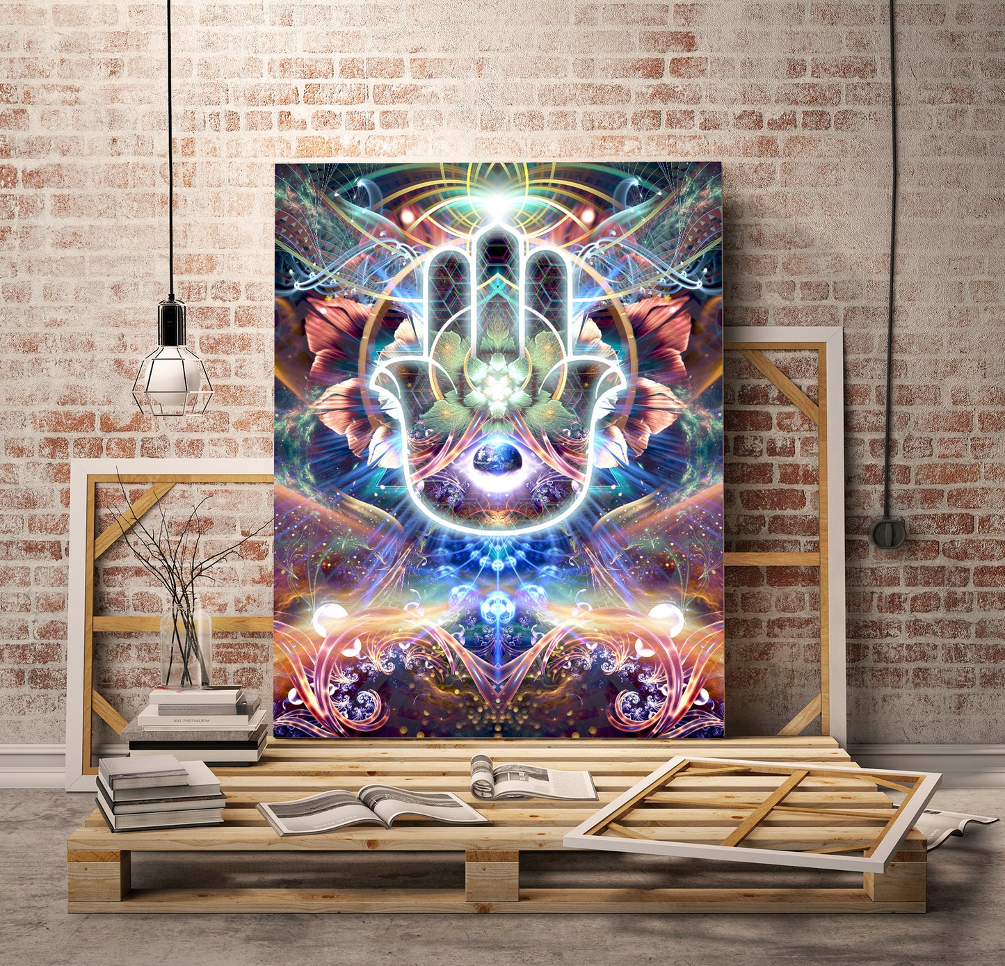 "Divine Protection" - Hamsa CANVAS