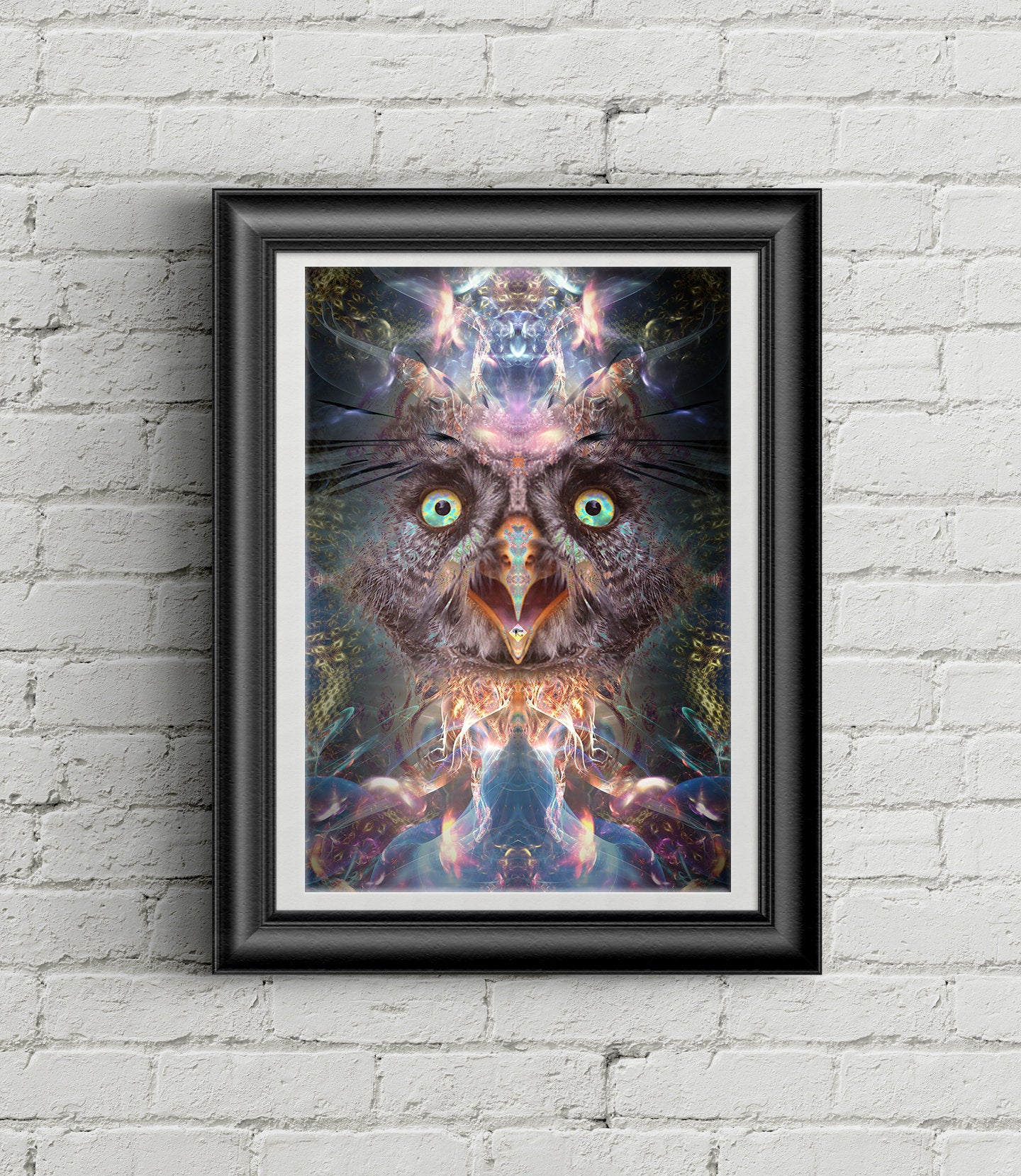 "Complete Awareness" - Trippy Owl POSTER