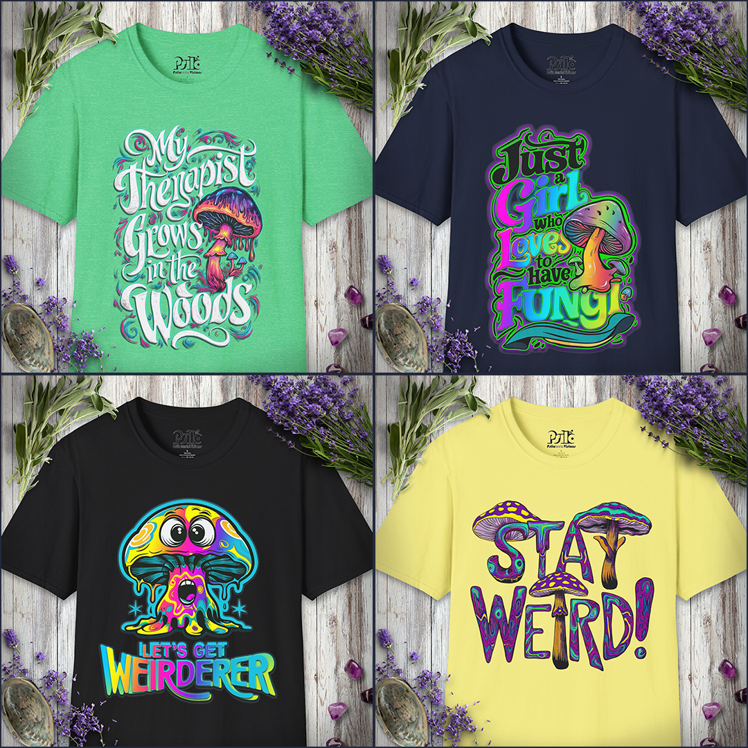Mushrooms & Psychedelics T-Shirts