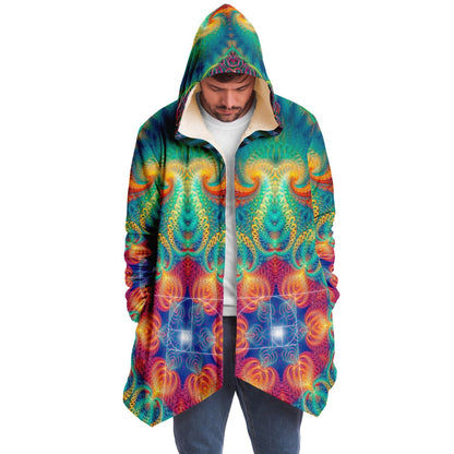 "Free Your Mind - Fibonacci Spiral" HOODED CLOAK