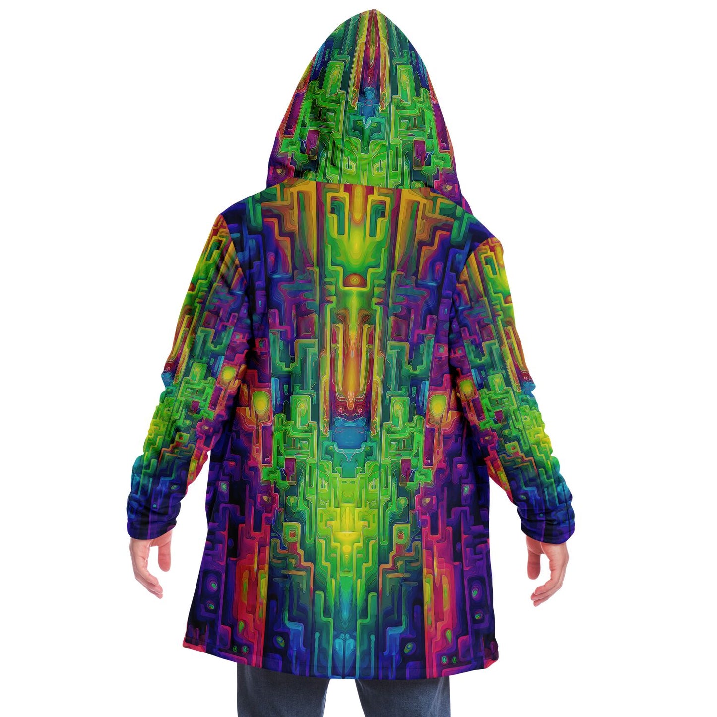 "Galaga" HOODED CLOAK