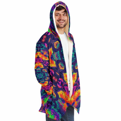 "Mush Tree So Color Mandala" HOODED CLOAK