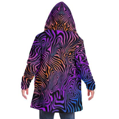 "Rainbow Zebra" HOODED CLOAK
