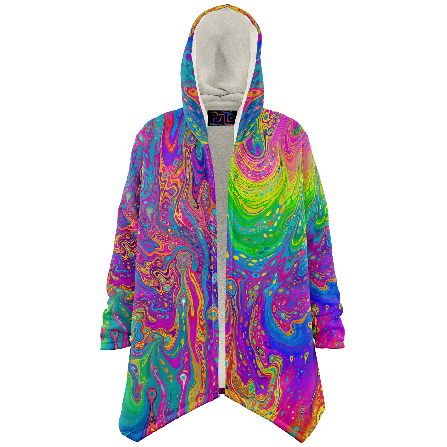 "UV Bleed" HOODED CLOAK