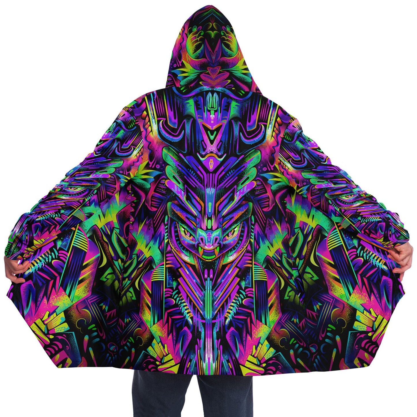 "Psyro" HOODED CLOAK
