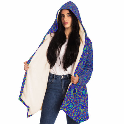 "Aztecia Pattern" HOODED CLOAK
