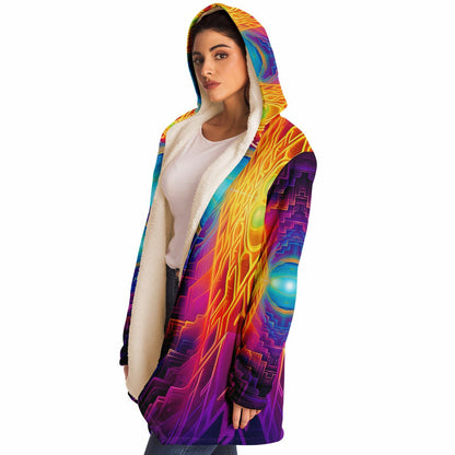 "Maze of Life V3" HOODED CLOAK