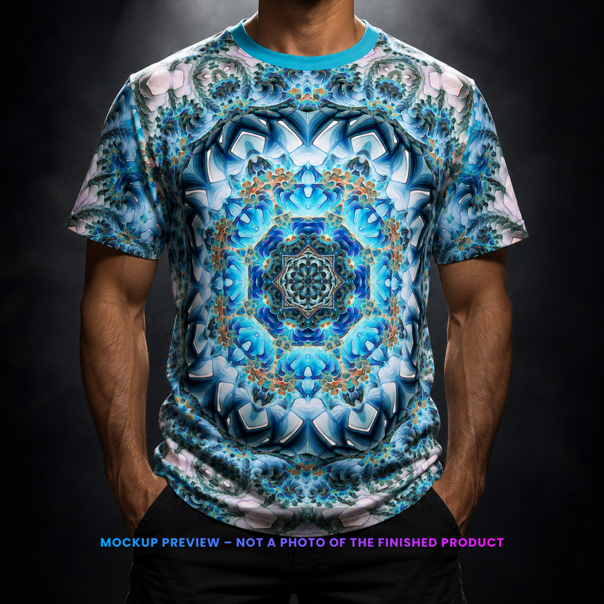 Return to Purity unisex premium tee: mockup preview, not a photo of the finished product