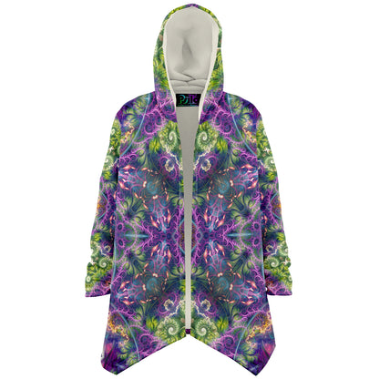 "Emergence Pattern" HOODED CLOAK