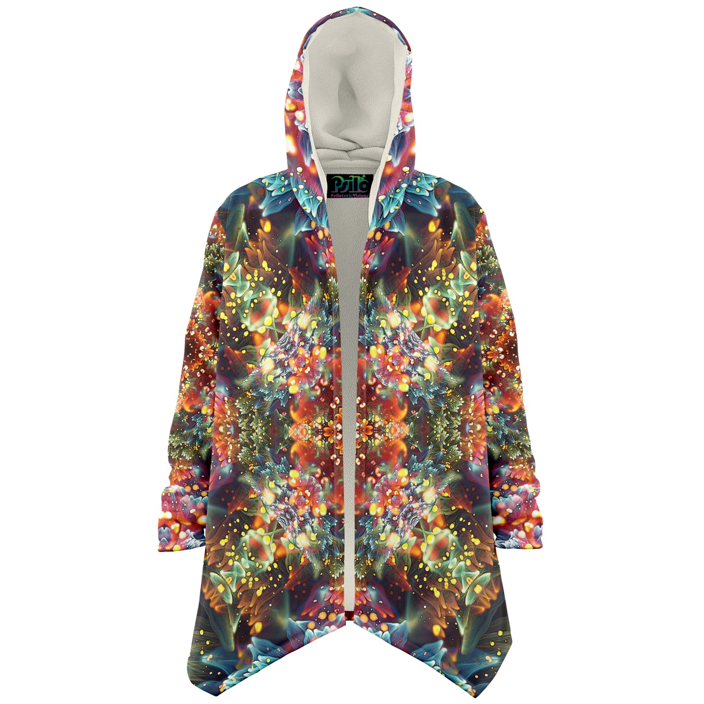 "Kaleidobloom" HOODED CLOAK