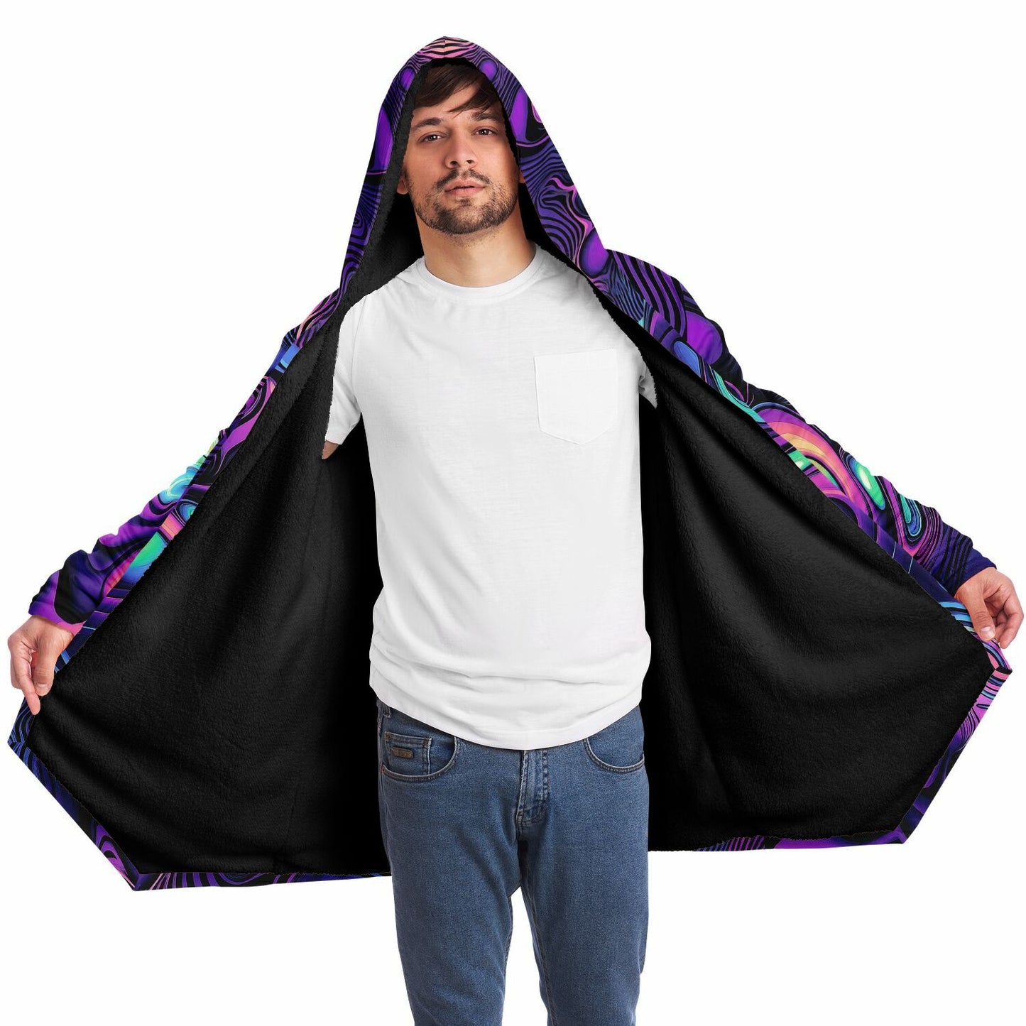 "Nooooot A Microdose" HOODED CLOAK