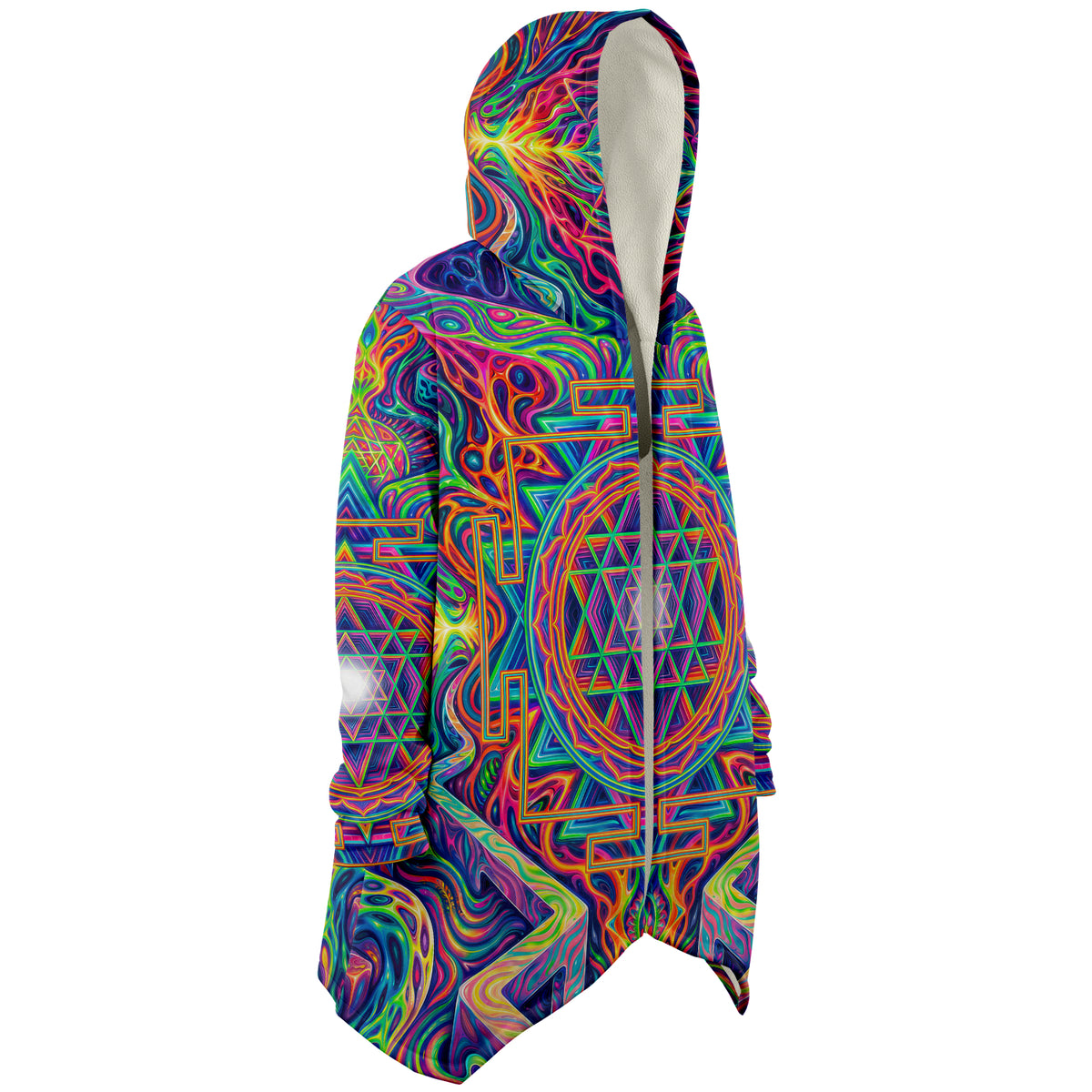 "Oh My Sri Yantra" HOODED CLOAK