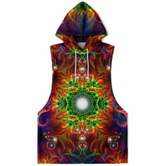 "Photonic" SLEEVELESS HOODIE