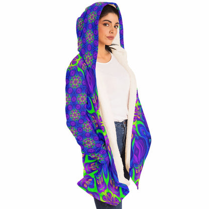 "Paradise Bloom" HOODED CLOAK