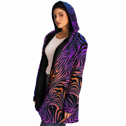 "Rainbow Zebra" HOODED CLOAK