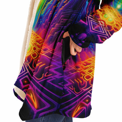 "Maze of Life" HOODED CLOAK