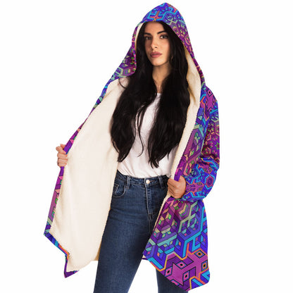 "7th Dimensional Star" (White) HOODED CLOAK