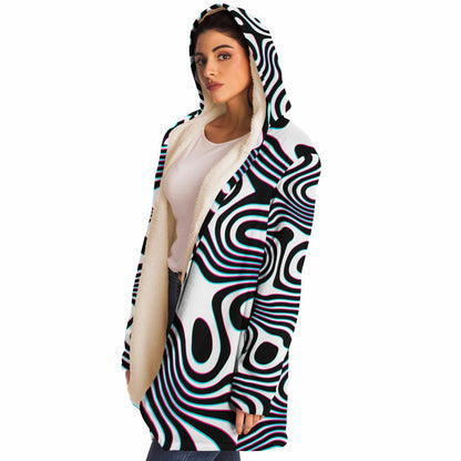 "Wild Cat (White)" HOODED CLOAK