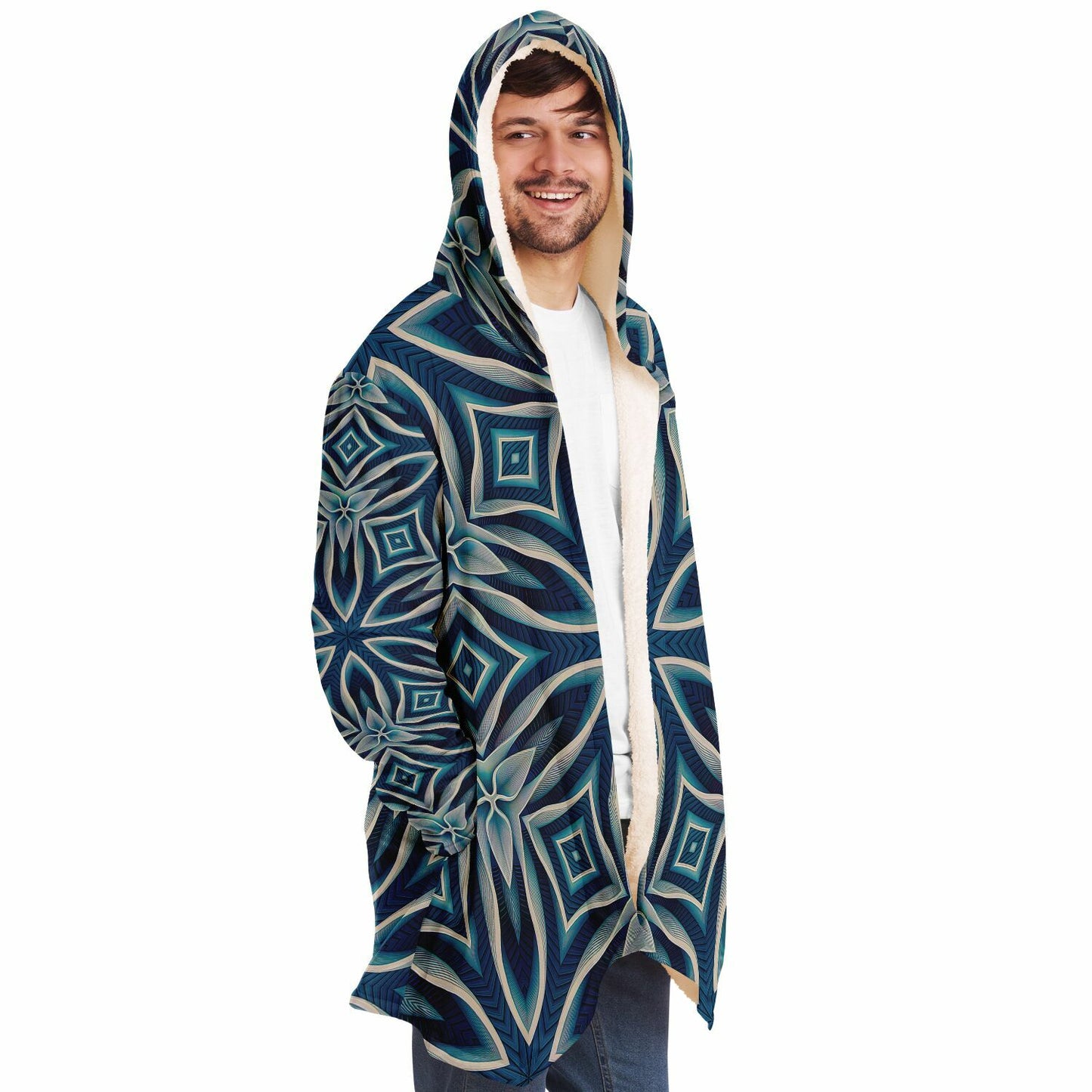 "Ice Chant" HOODED CLOAK