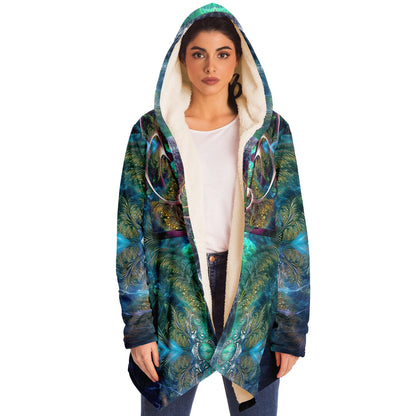 "Fluer de Vie" HOODED CLOAK