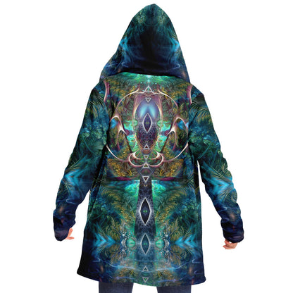 "Fluer de Vie" HOODED CLOAK
