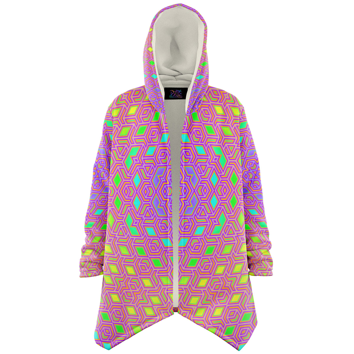 "Qwerty Bloom" HOODED CLOAK