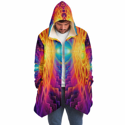 "Maze of Life V3" HOODED CLOAK