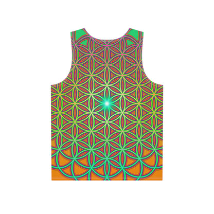 Back view of the 311 FOL print men's tank top showing the full design.