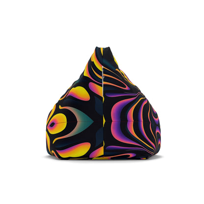 "Pink Plus Black Equals Yellow" BEAN BAG CHAIR COVER