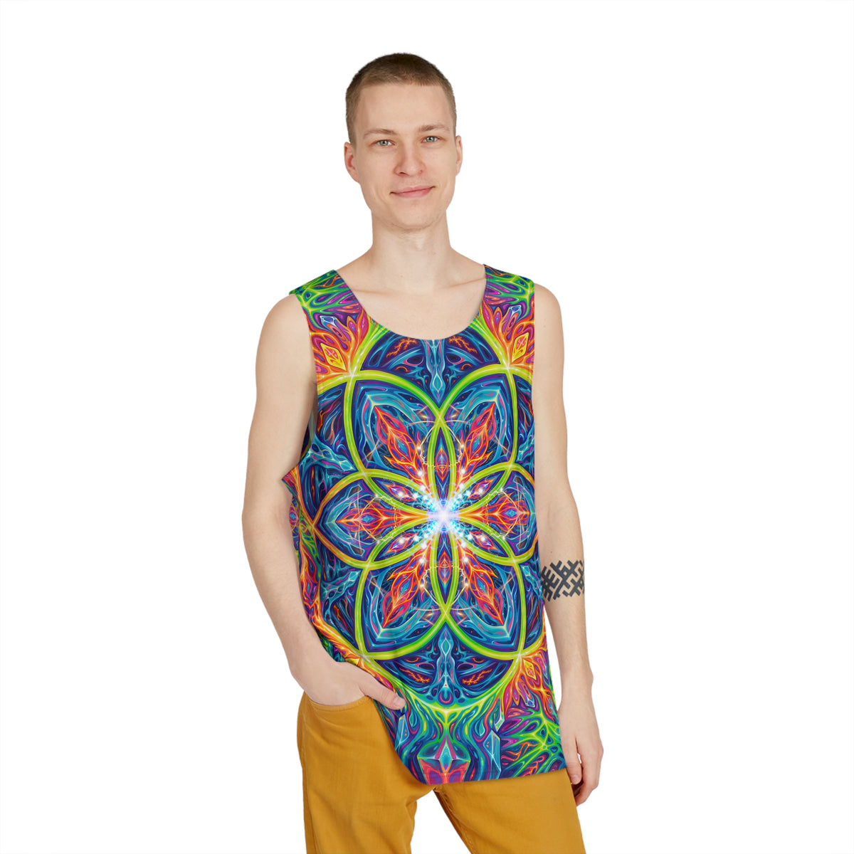 "Becoming Crystalline" MEN'S TANK TOP