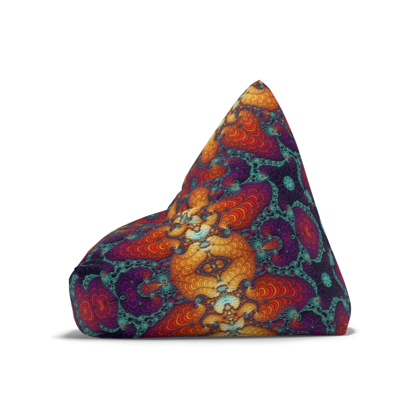 "Psychedelic Fractal" BEAN BAG CHAIR COVER