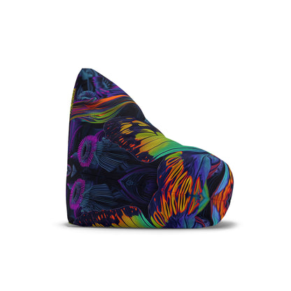 "Psychedelic Butterfly" BEAN BAG CHAIR COVER