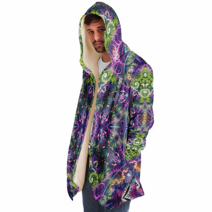 "Emergence Pattern" HOODED CLOAK