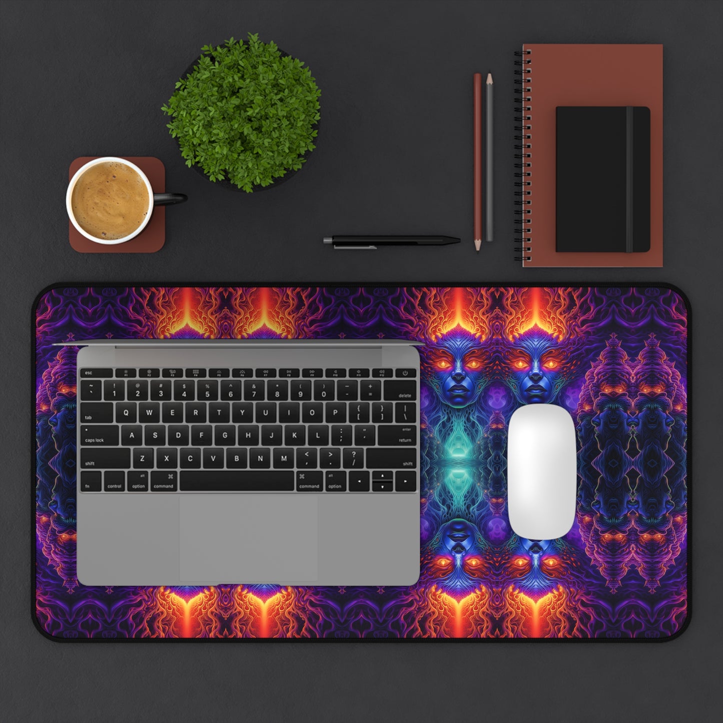 "Lilith's Fractal" DESK MAT (12x18)(12x22)(15.5x31)