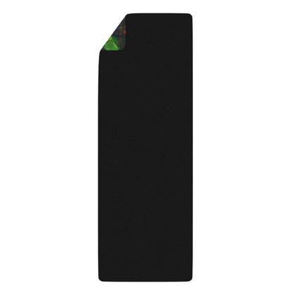 Top view of the To Tree or Not to Tree V2 yoga mat design.