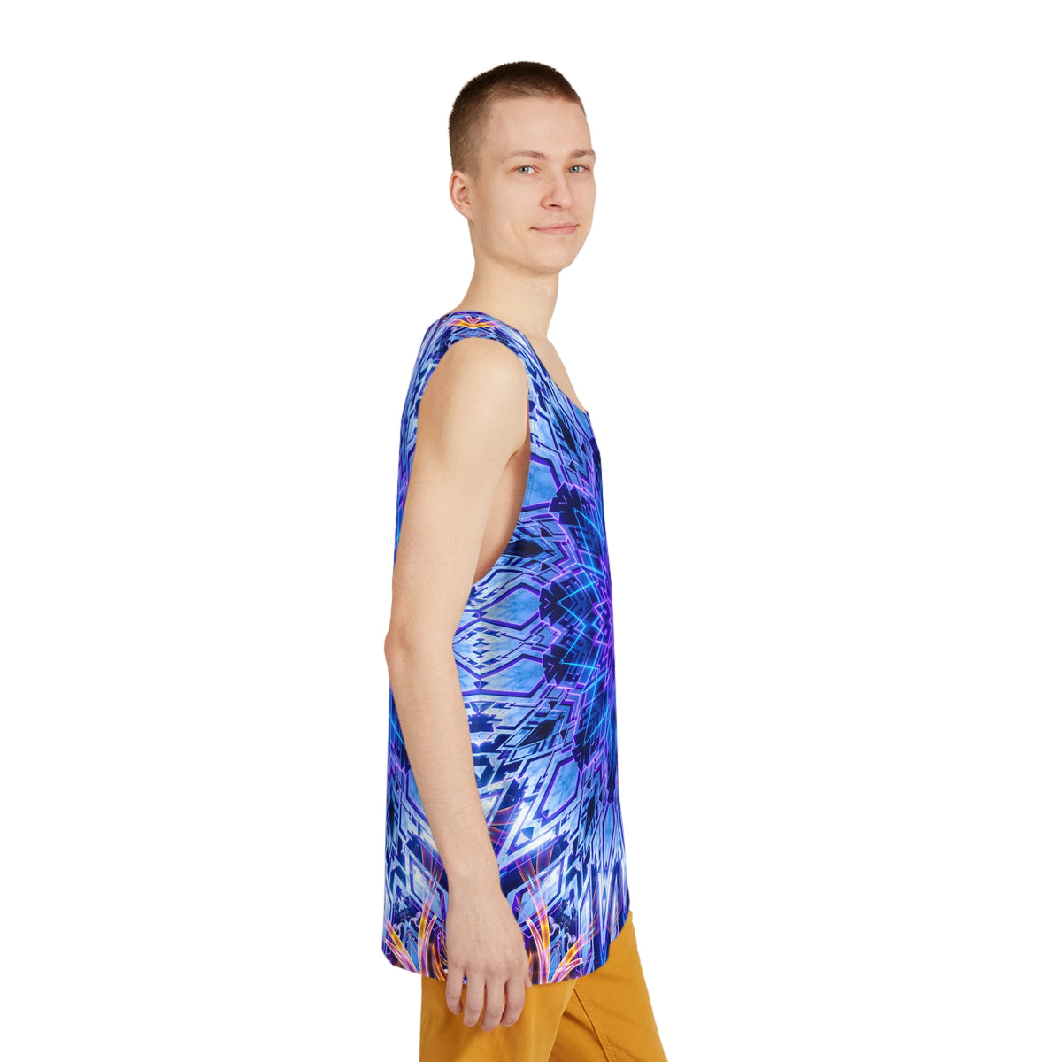 "Space Oasis Mandala" MEN'S TANK TOP