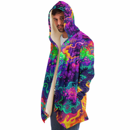 "Mush Tree So Color" HOODED CLOAK