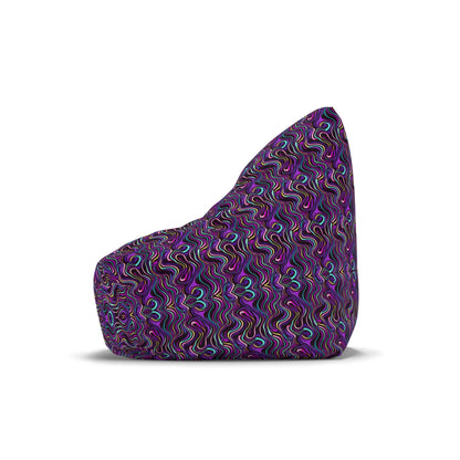 "Purple Liquid Pattern" BEAN BAG CHAIR COVER