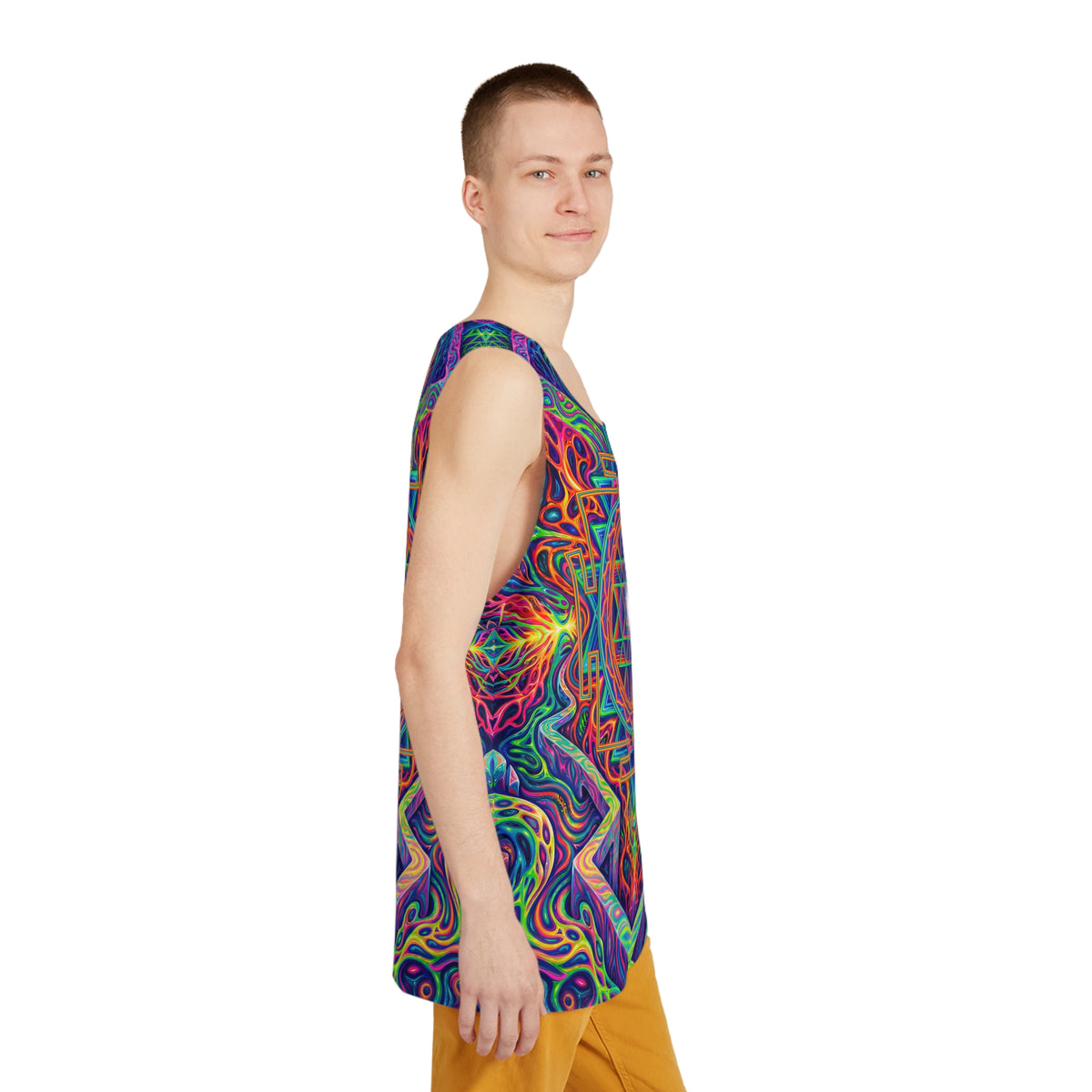 "Oh My Sri Yantra" MEN'S TANK TOP