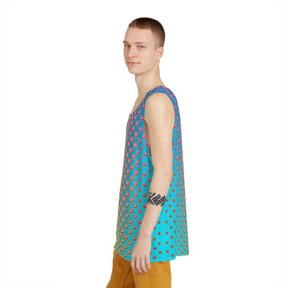 "Morphing Cycles Blue" MEN'S TANK TOP