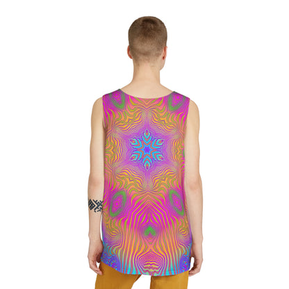 "Neon King Mandala" MEN'S TANK TOP