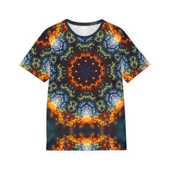 "Fractal Flower Mandala" (MEN'S) SPORT TEE