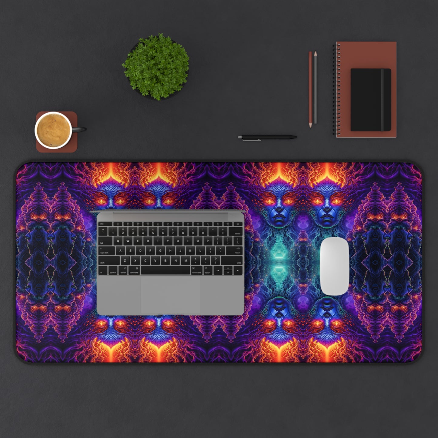 "Lilith's Fractal" DESK MAT (12x18)(12x22)(15.5x31)