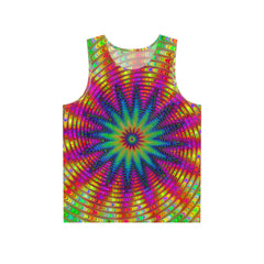 "Tie Dye Burst" MEN'S TANK TOP
