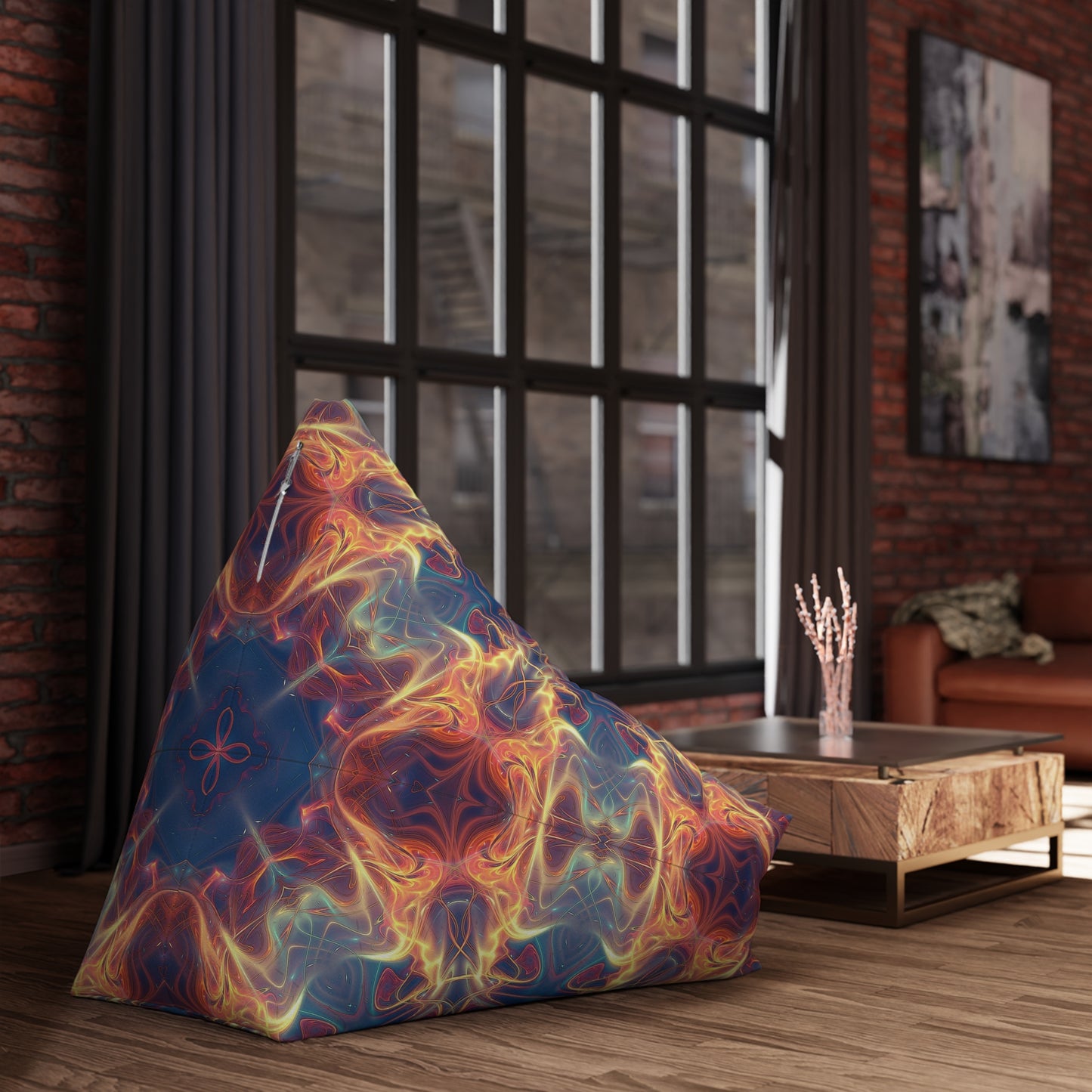 "Aquatic Rays" BEAN BAG CHAIR COVER