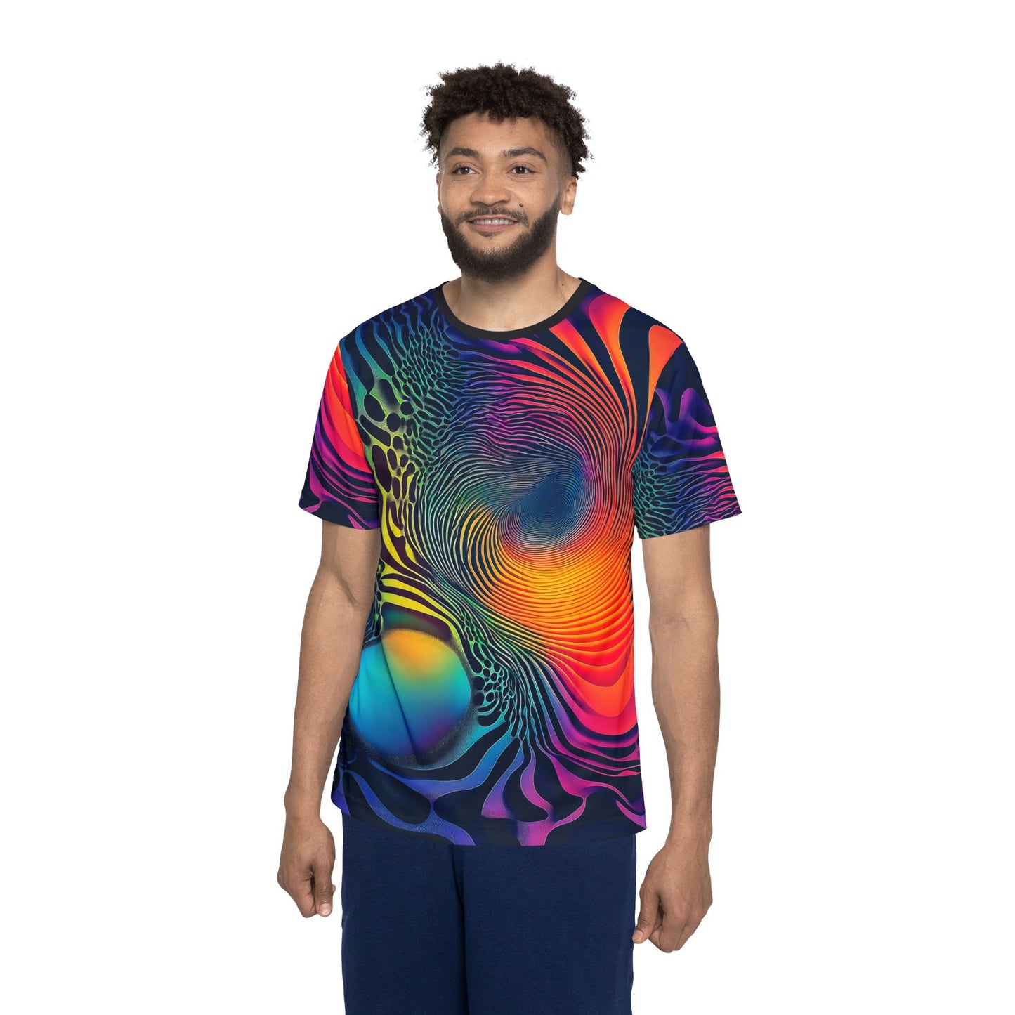 "Cosmic Fingerprint" (MEN'S) SPORT TEE
