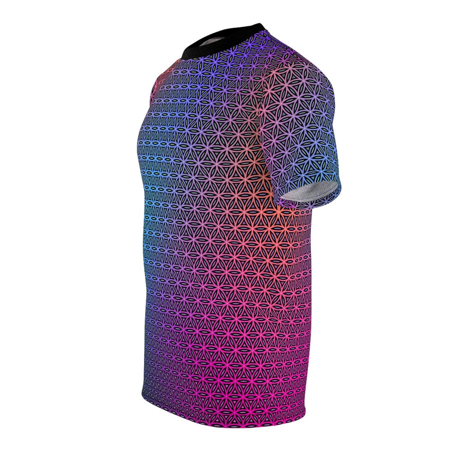 "Rainbow Flower of Life Pattern"  PREMIUM TEE