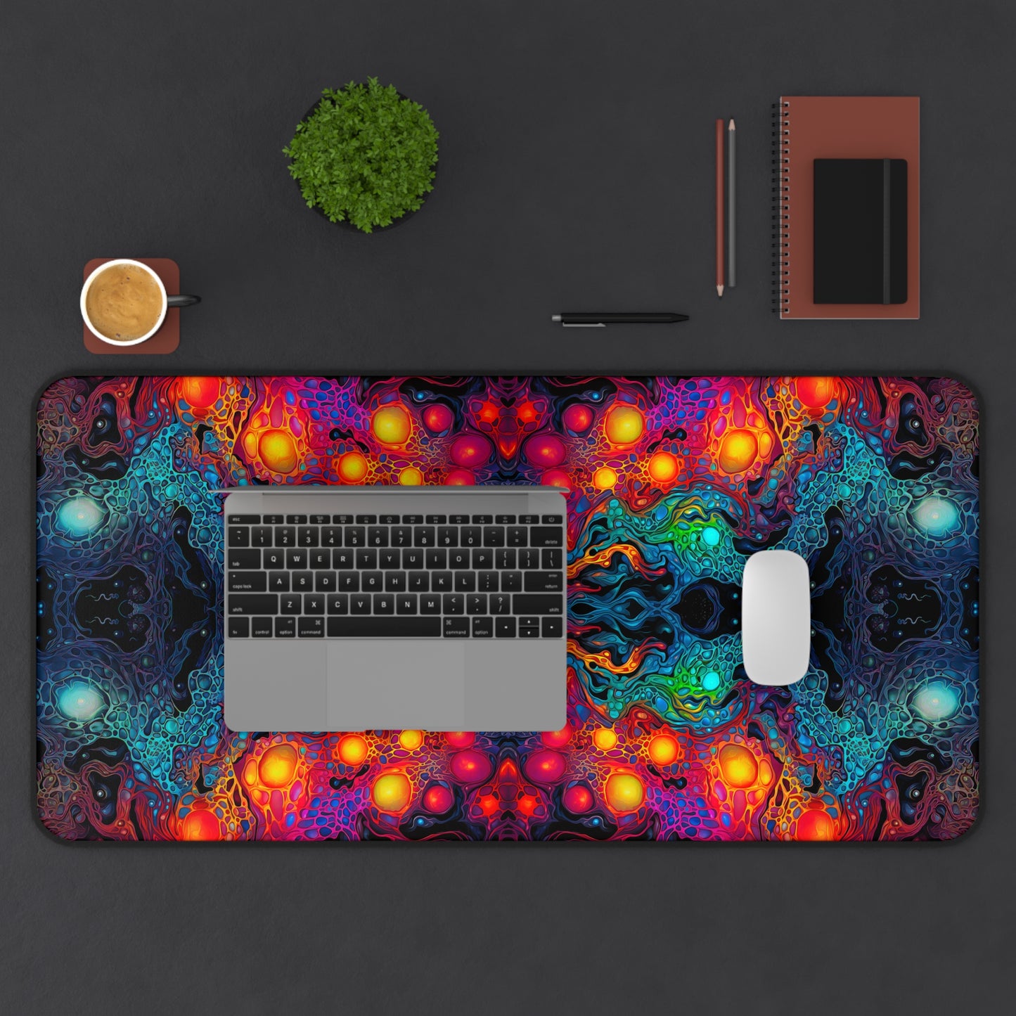 "Molten Flow" DESK MAT (12x18)(12x22)(15.5x31)