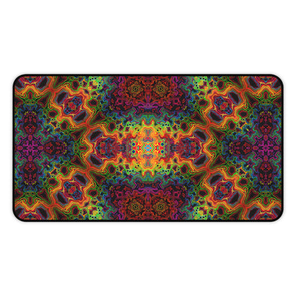 "Lysergic Burst" DESK MAT (12x18)(12x22)(15.5x31)